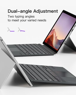 Foto 6 | Teclado Inateck Surface Pro 7 Con Panel Táctil Precision Bt 5.3 - Venta Internacional.