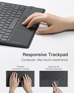 Foto 7 | Teclado Inateck Surface Pro 7 Con Panel Táctil Precision Bt 5.3 - Venta Internacional.
