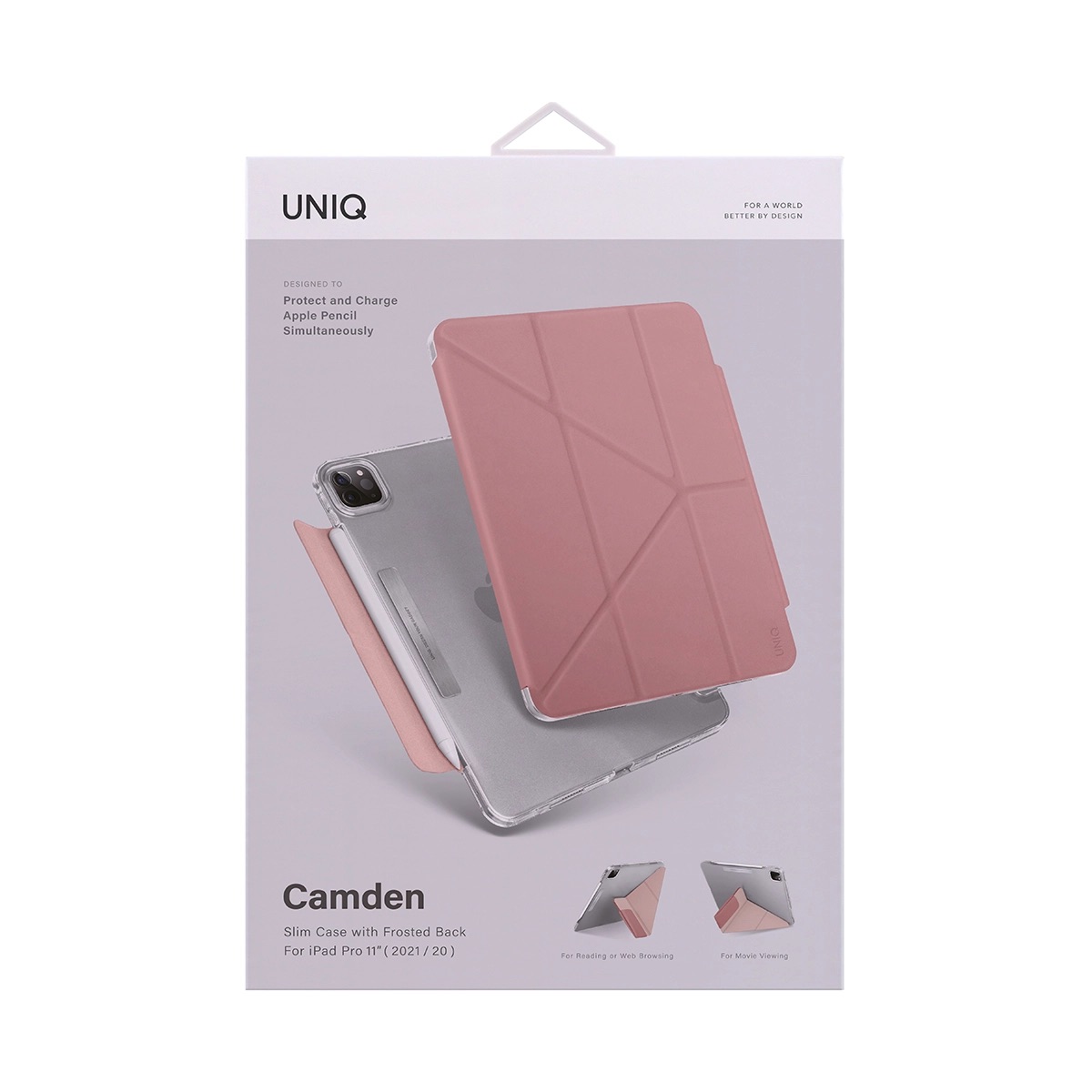 Foto 6 pulgar | Funda Para Ipad Pro 11'' ( 4ª | 3ª Generación ) Rosa Camden De Uniq