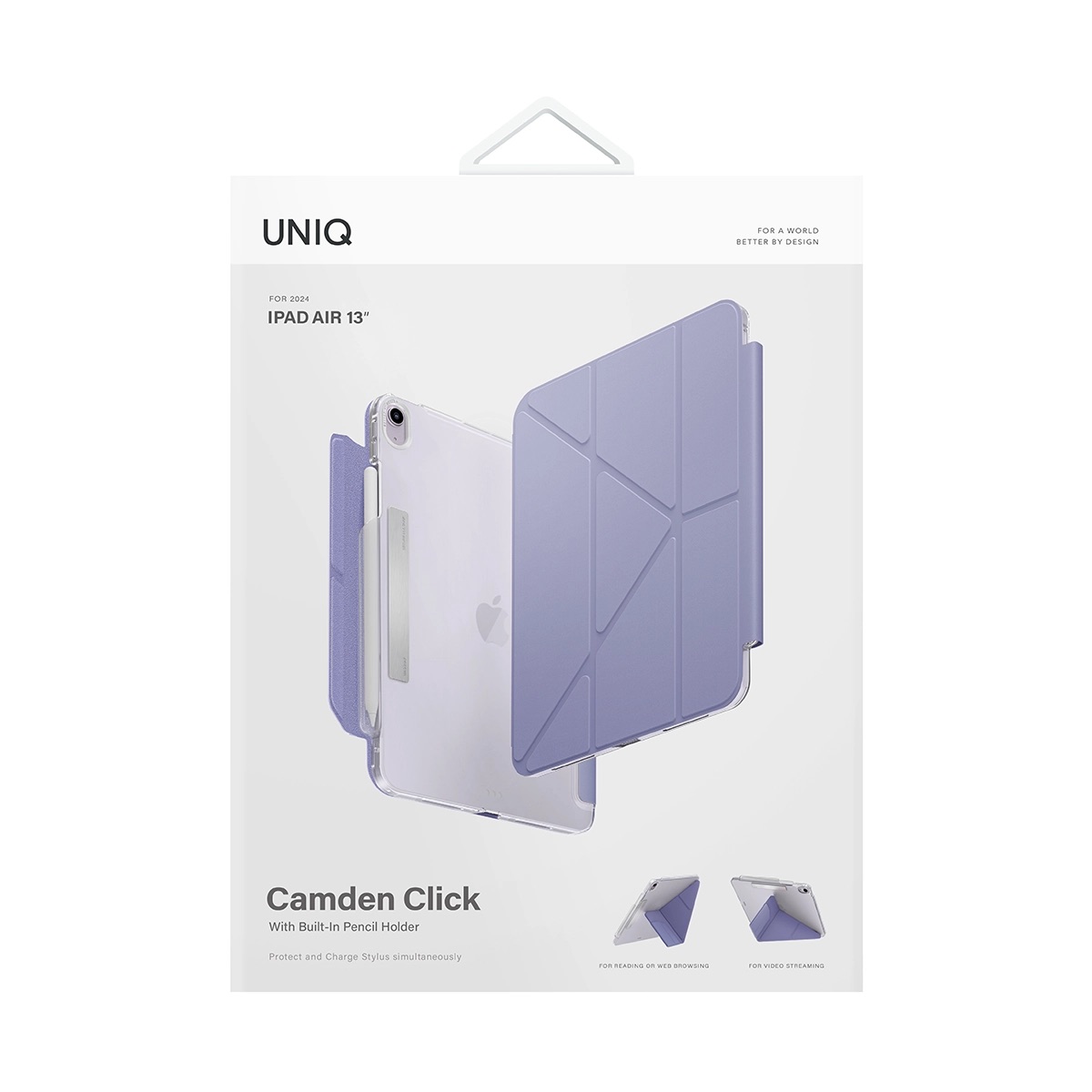Foto 8 pulgar | Funda Para Ipad Air 13'' ( 1ª Generación ) Violeta Claro Camden Click De Uniq