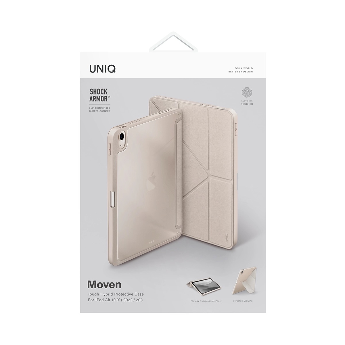 Foto 6 pulgar | Funda Para Ipad Air 11'' ( 6ª Generación ) | Ipad Air 10.9'' ( 5ª | 4ª Generación ) Marfil Moven De Uniq