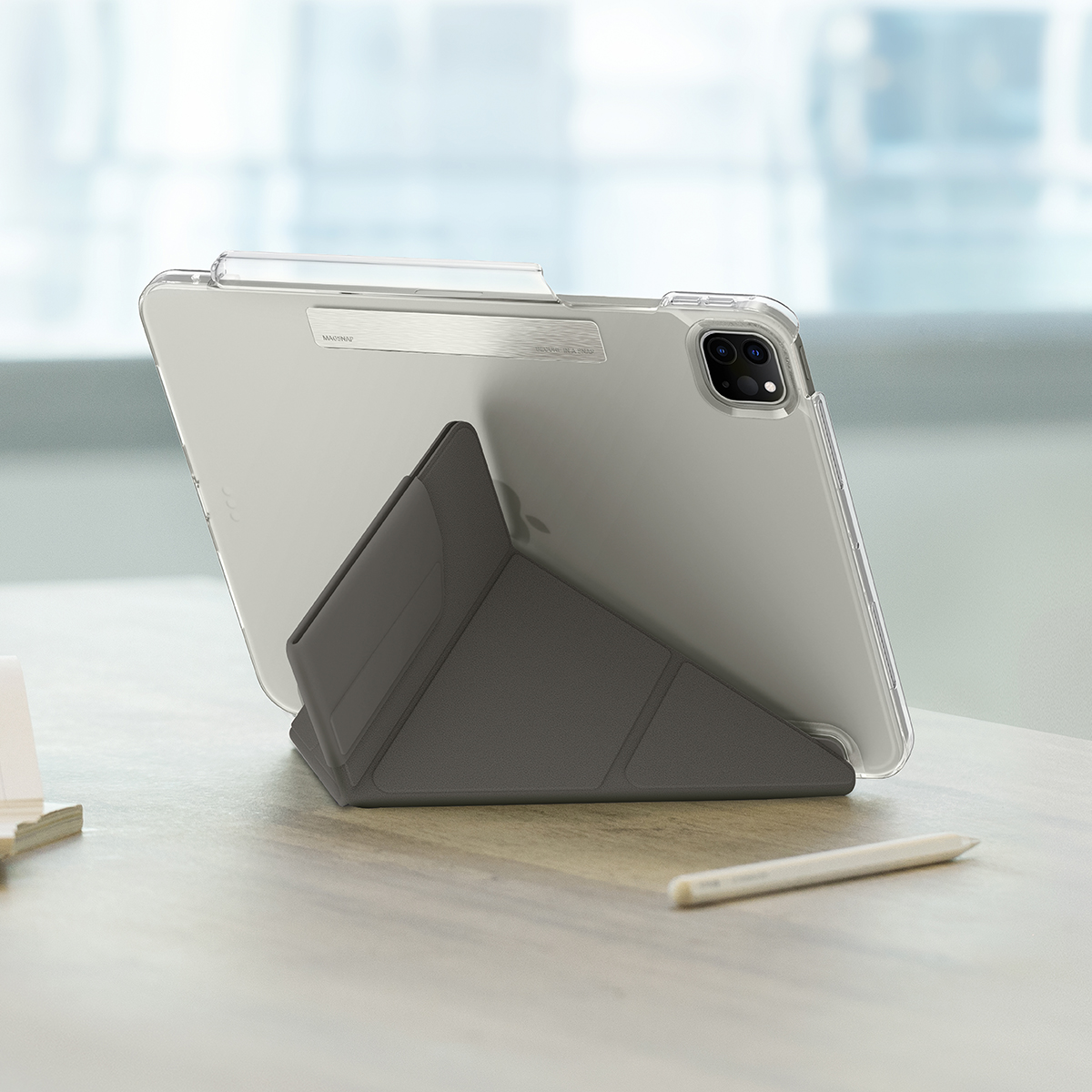 Foto 5 pulgar | Funda Para Ipad Pro 11'' ( 5ª Generación ) Gris Oscuro Camden Click De Uniq