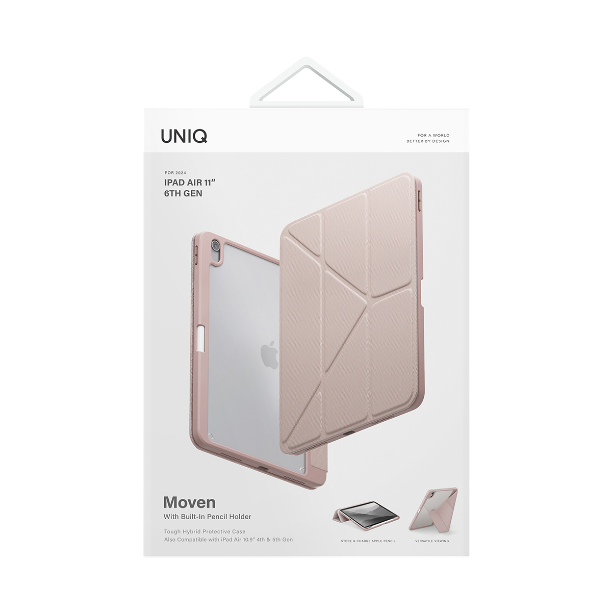 Foto 7 pulgar | Funda Para Ipad Air 11'' | 10.9'' ( 6ª | 5ª | 4ª Generación ) | Ipad Pro 11'' ( 4ª | 3ª Generación ) Rosa Moven De