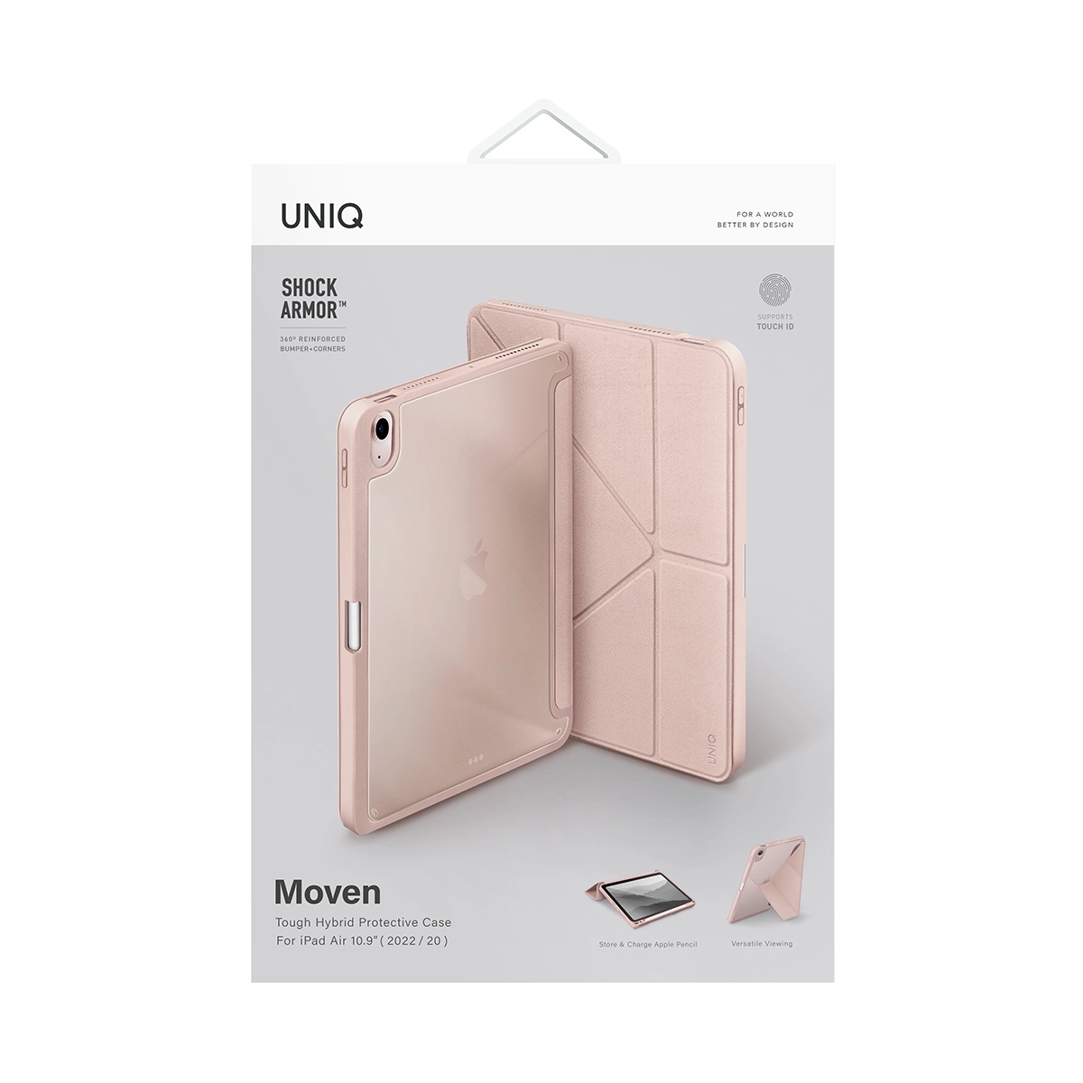 Foto 6 pulgar | Funda Para Ipad Air 11'' ( 6ª Generación ) | Ipad Air 10.9'' ( 5ª | 4ª Generación ) Rosa Moven De Uniq