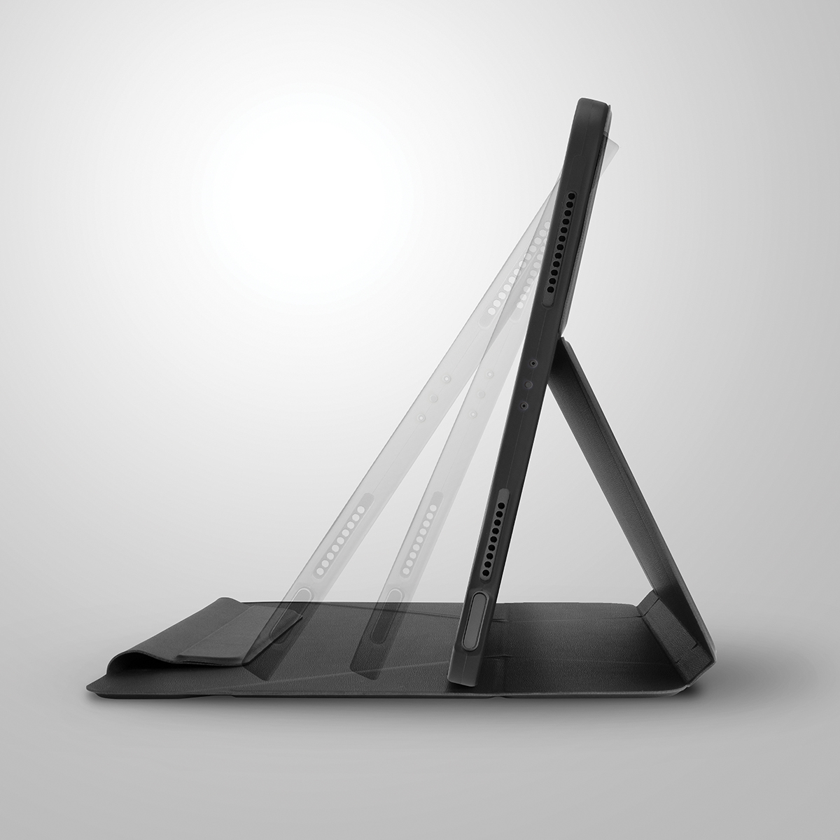 Foto 5 pulgar | Funda Para Ipad Air 13'' ( 1ª Generación ) Negro Ryze 360 De Uniq