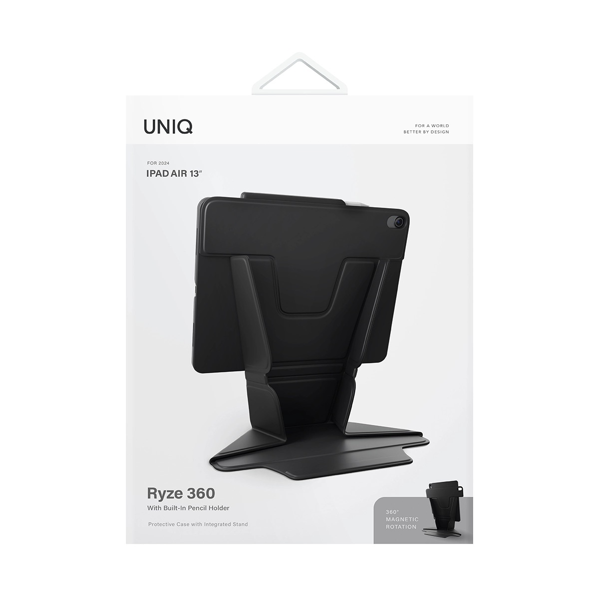 Foto 6 pulgar | Funda Para Ipad Air 13'' ( 1ª Generación ) Negro Ryze 360 De Uniq