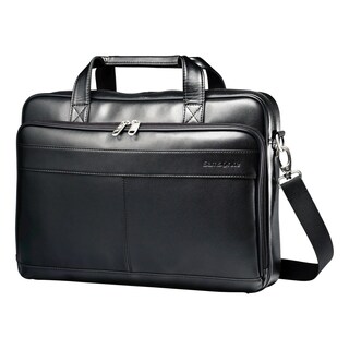 Foto 1 | Maletín Samsonite Leather Slim Black de 16 Pulgadas - Venta Internacional