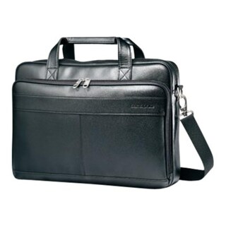 Foto 2 | Maletín Samsonite Leather Slim Black de 16 Pulgadas - Venta Internacional