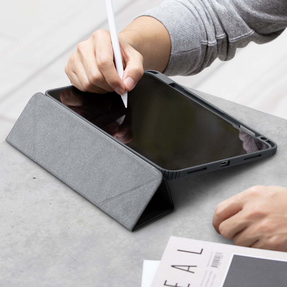 Foto 5 pulgar | Funda Moven para iPad 10.9'' 10ª  Generación con Máxima Protección y Porta Lápiz