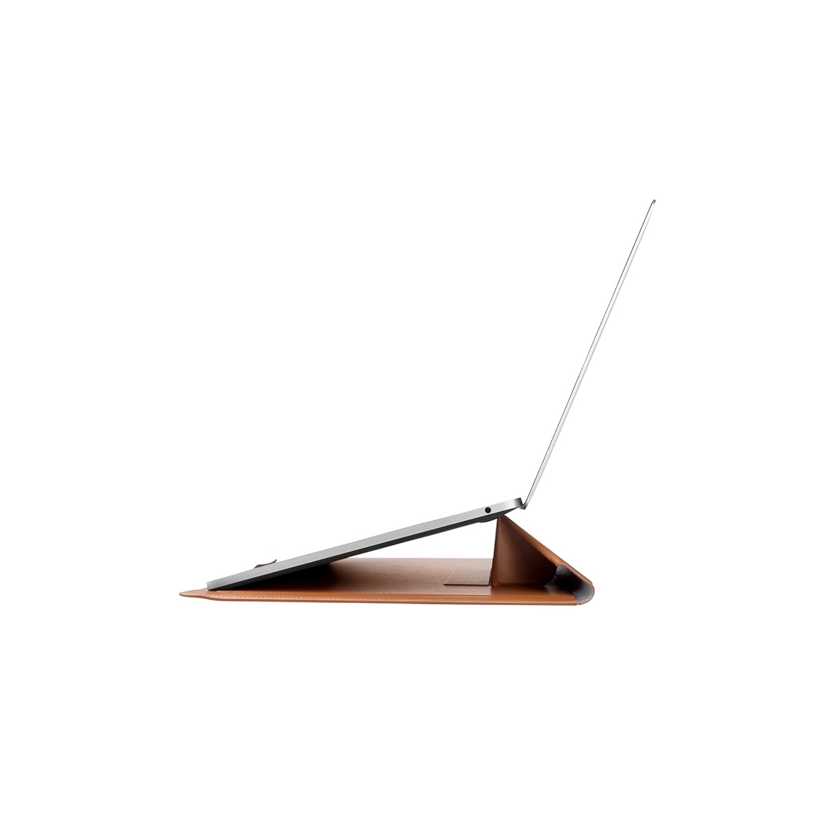 Foto 4 pulgar | Funda para Macbook 14'' Piel Sintética con Soporte de Posición