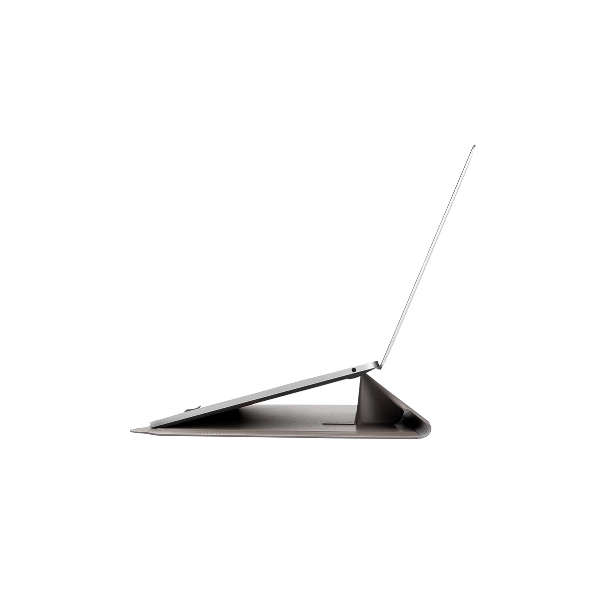 Foto 4 pulgar | Funda para Macbook 14'' Piel Sintética con Soporte de Posición