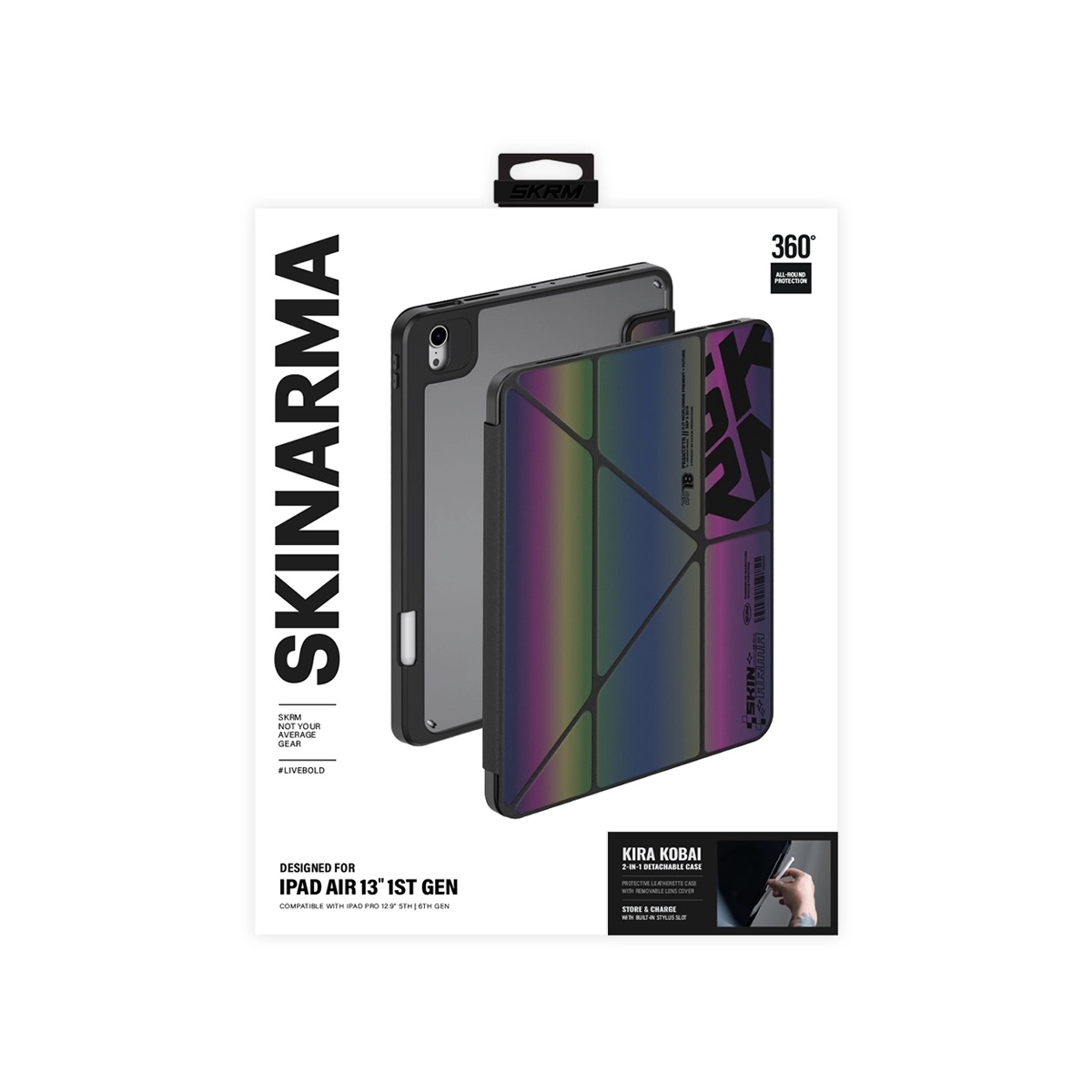 Foto 5 | Funda Skinarma Kira Kobai Tornasol para iPad Air 13'' (1a Generación) | Pro 12.9'' (6a | 5a Generación)