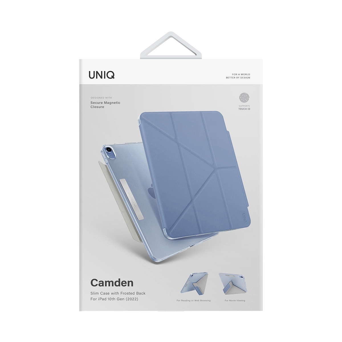 Foto 6 | Funda Para Ipad 10.9'' ( 10ª Generación ) Azul Nórdico Camden De Uniq