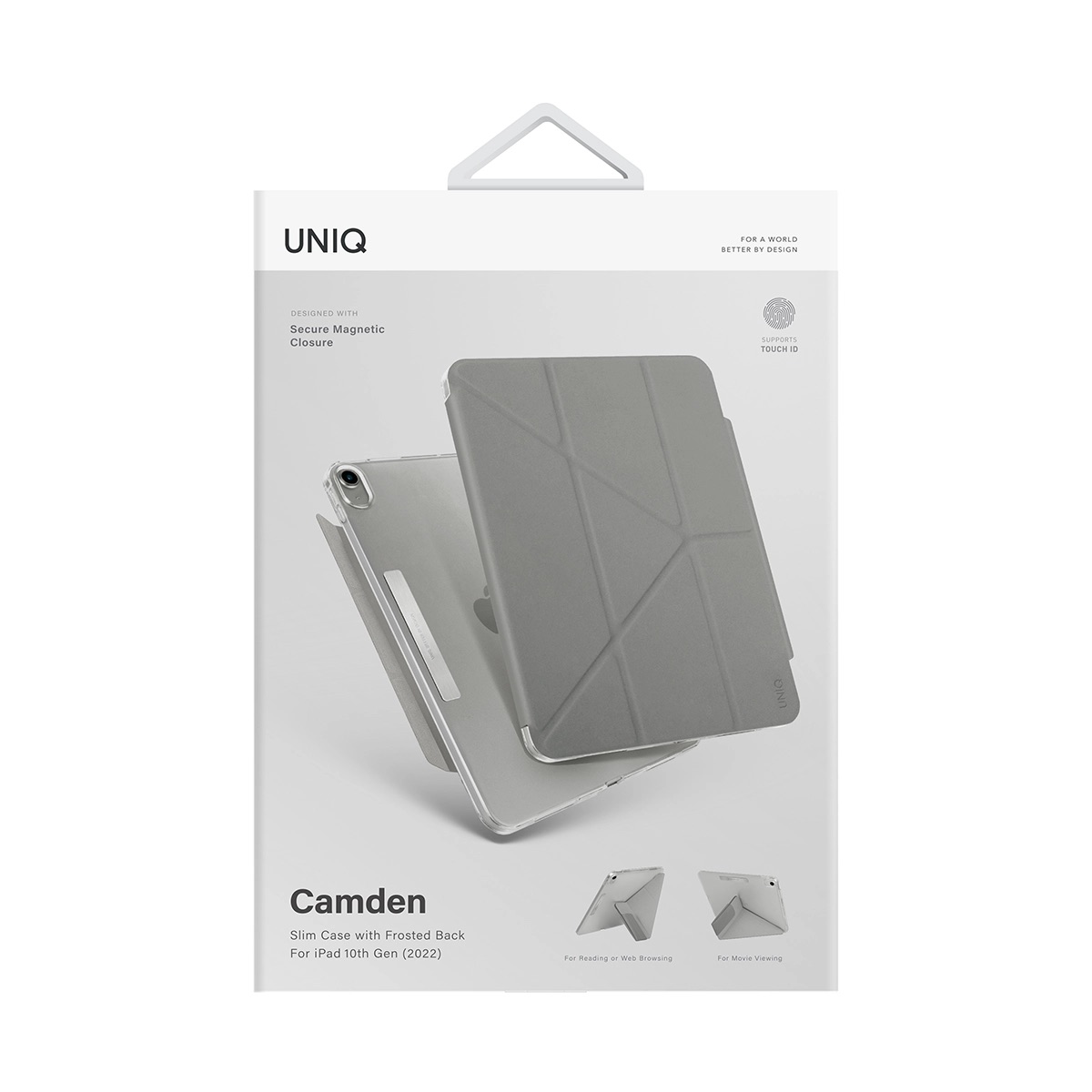 Foto 7 pulgar | Funda Para Ipad 10.9'' ( 10ª Generación ) Gris Camden De Uniq