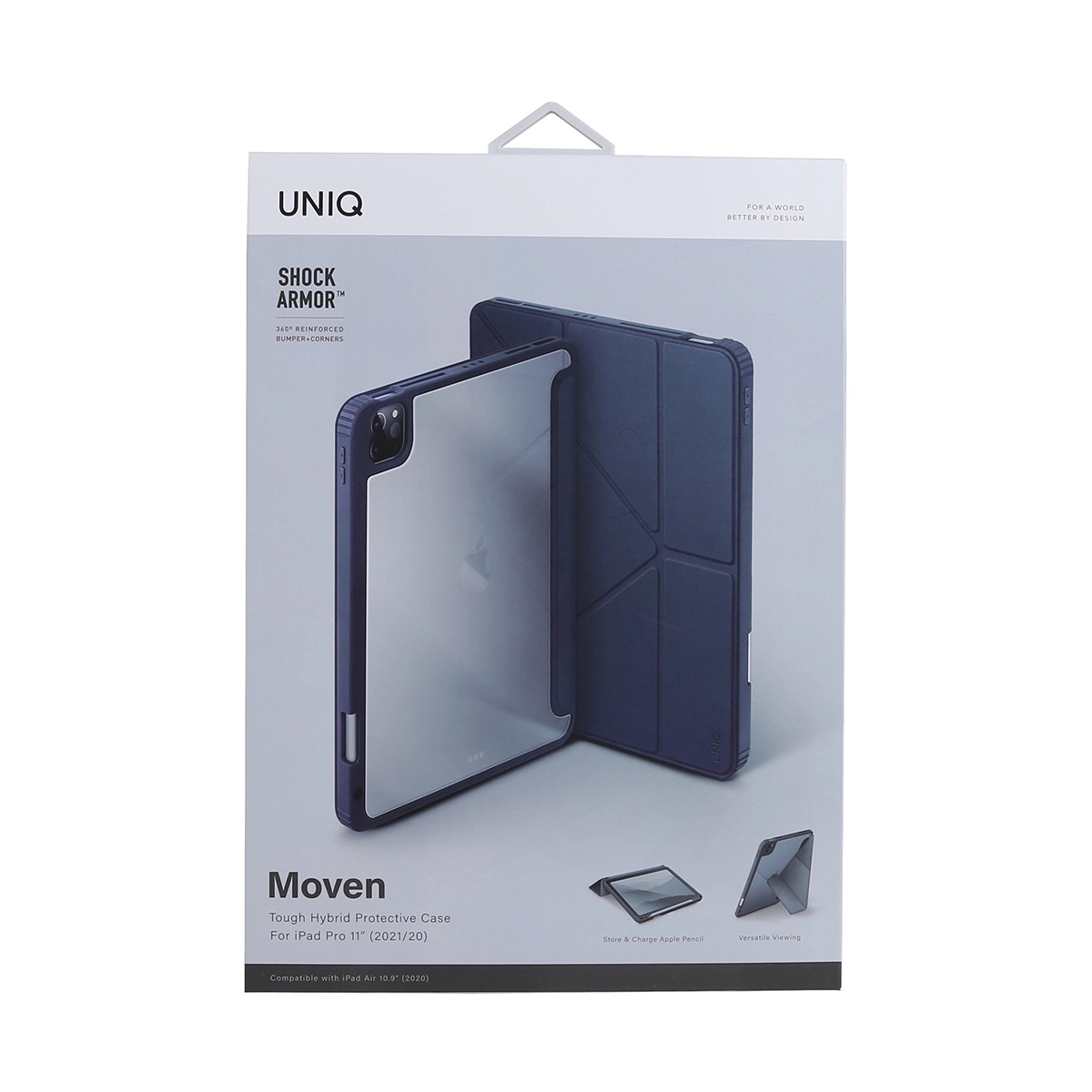 Foto 8 pulgar | Funda Para Ipad Pro 11'' ( 4ª | 3ª Generación ) Azul Moven De Uniq
