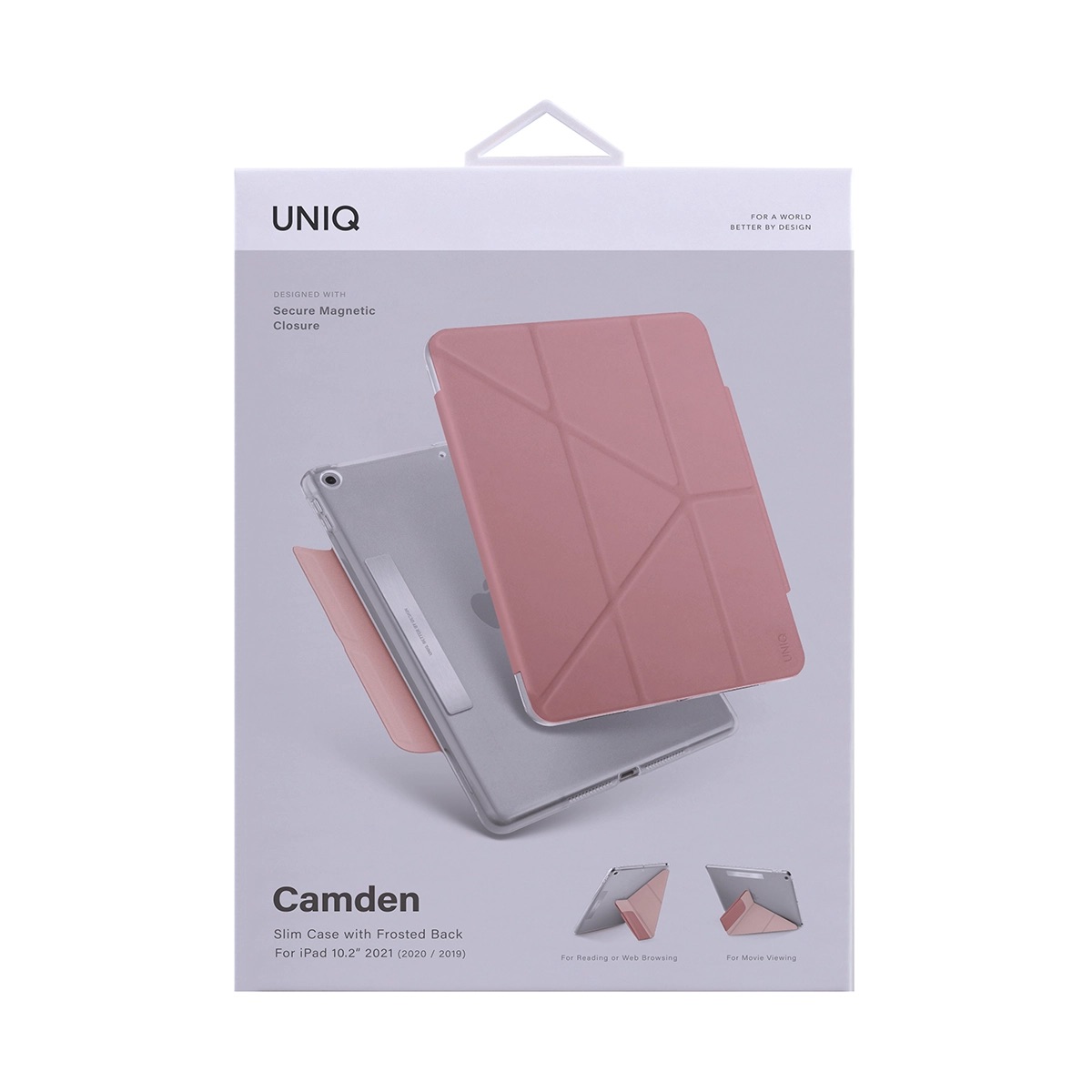 Foto 5 pulgar | Funda Para Ipad 10.2'' ( 9ª | 8ª | 7ª Generación ) Rosa Camden De Uniq