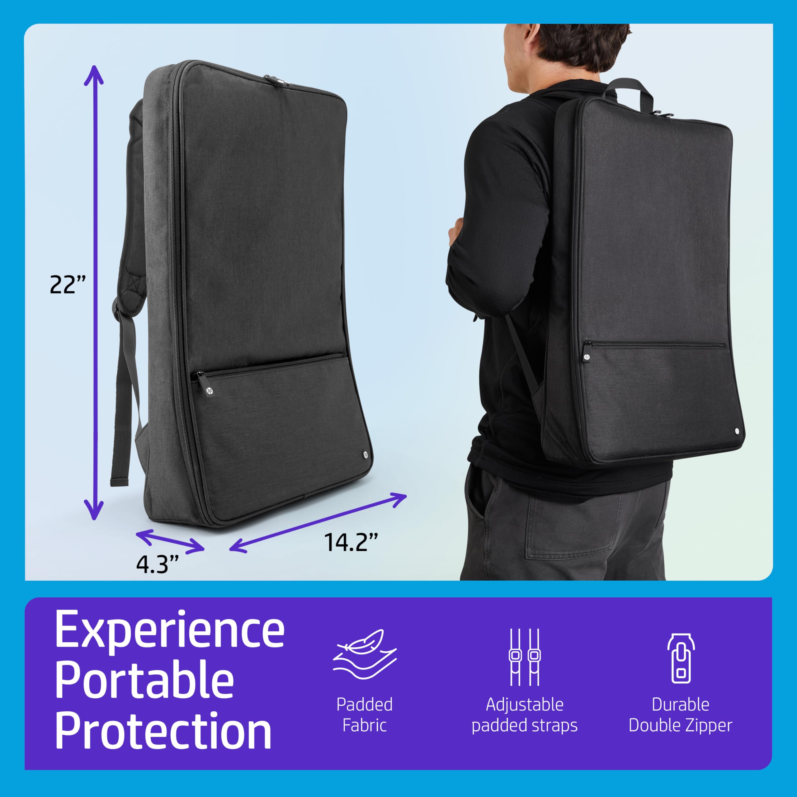 Foto 3 pulgar | Mochila Hp Travel Para Sprocket Photobooth Con Funda Acolchada - Venta Internacional.