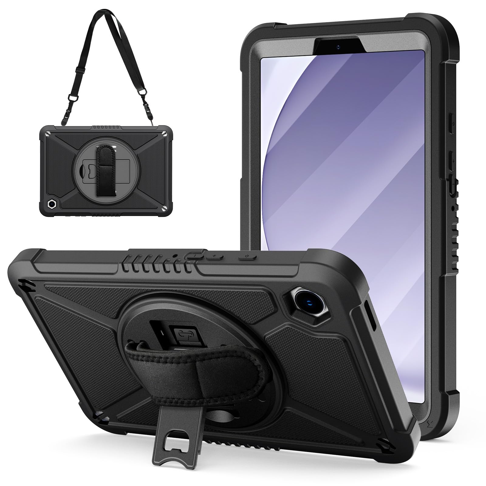 Foto 2 pulgar | Funda Ztotopcases Para Samsung Galaxy Tab A9 8.7 2023 Negra - Venta Internacional.