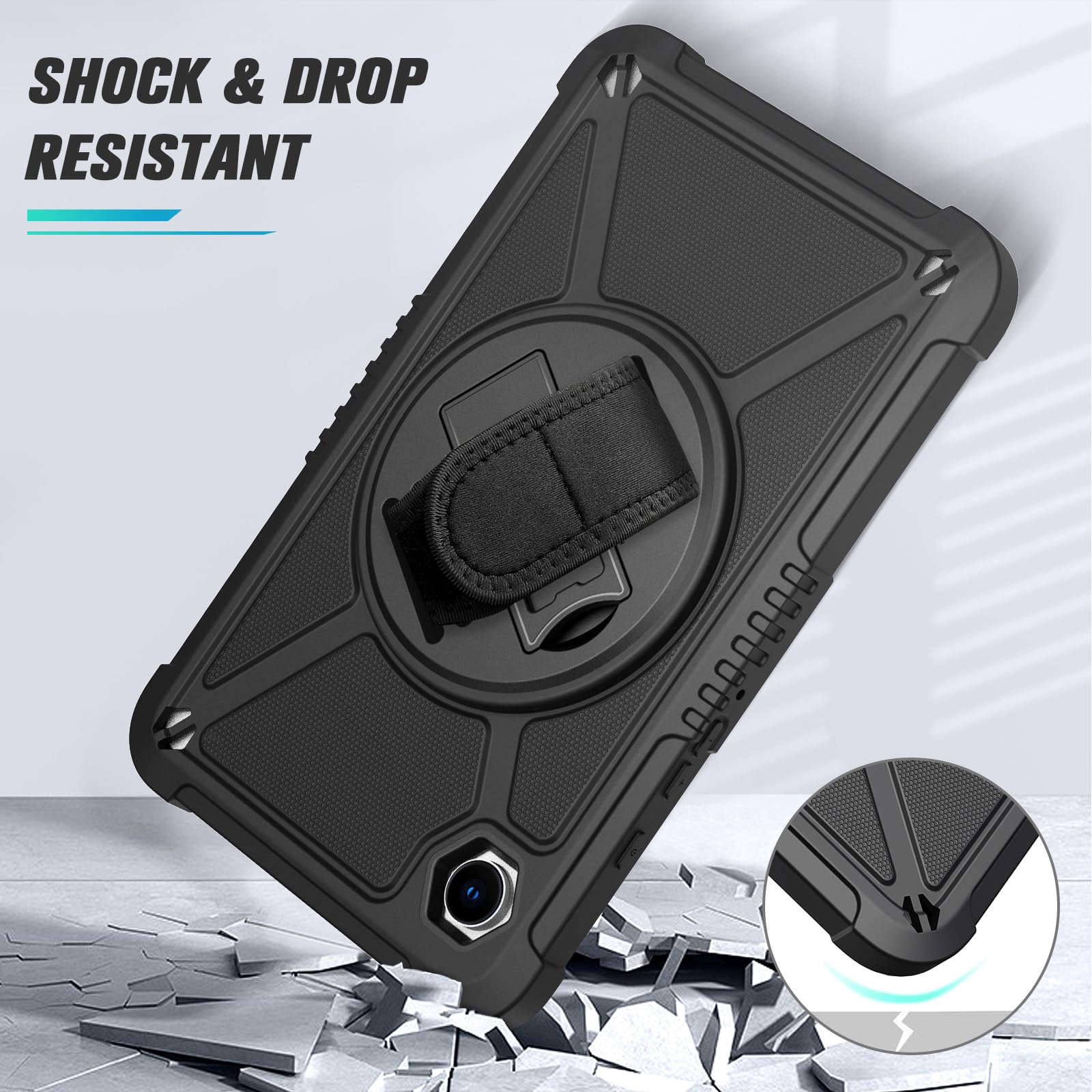 Foto 6 pulgar | Funda Ztotopcases Para Samsung Galaxy Tab A9 8.7 2023 Negra - Venta Internacional.