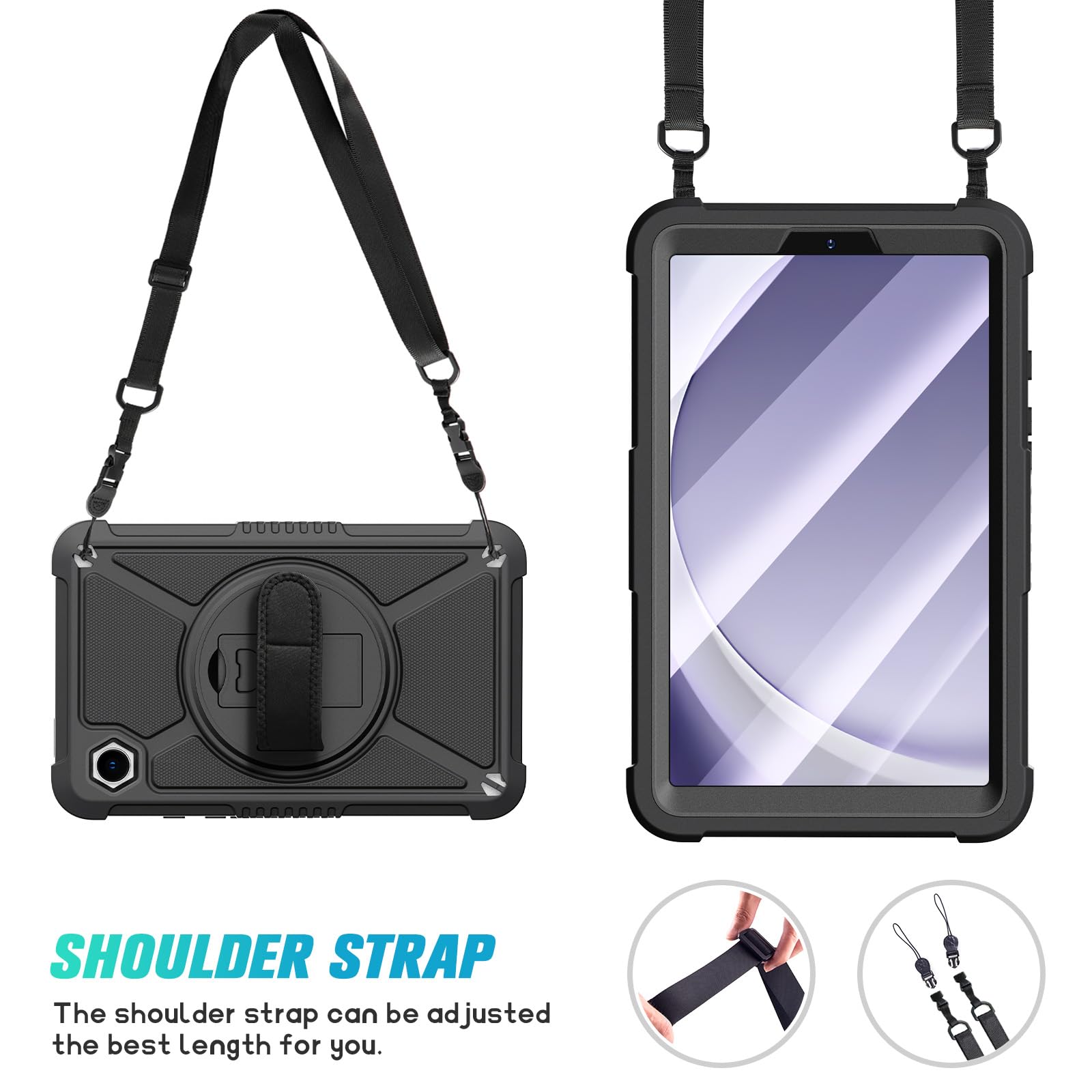 Foto 8 pulgar | Funda Ztotopcases Para Samsung Galaxy Tab A9 8.7 2023 Negra - Venta Internacional.