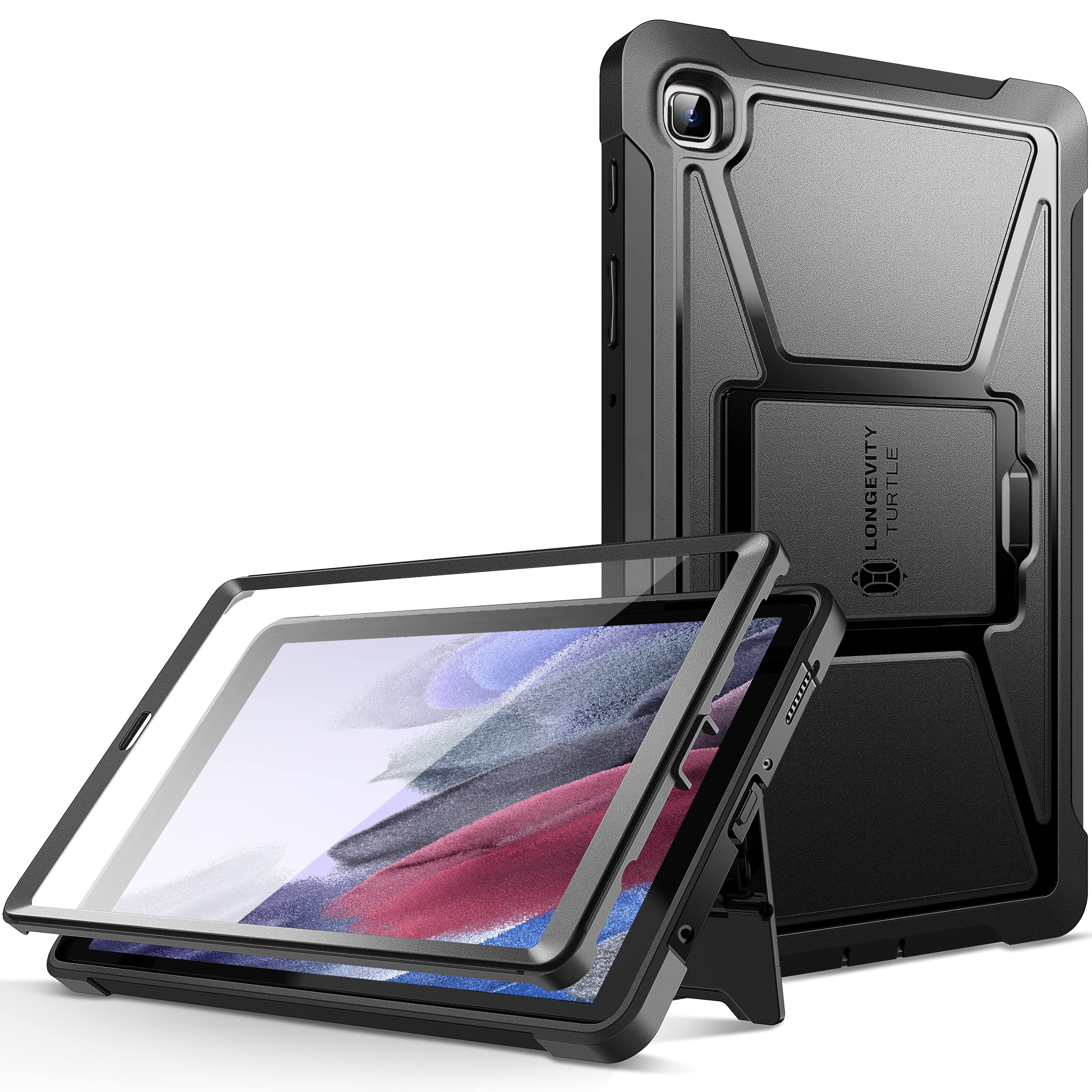 Foto 2 pulgar | Funda Ztotopcases Para Samsung Galaxy Tab A7 Lite 8.7 2021 Negra - Venta Internacional.