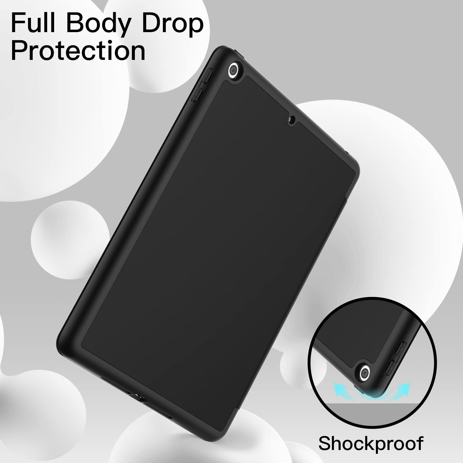 Foto 5 pulgar | Funda Jetech Para Ipad 9.7 (6.ª Y 5.ª Generación) Con Soporte Para Lápices, Color Negro - Venta Internacional.