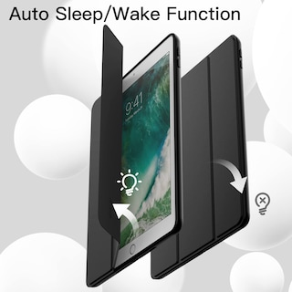 Foto 6 | Funda Jetech Para Ipad 9.7 (6.ª Y 5.ª Generación) Con Soporte Para Lápices, Color Negro - Venta Internacional.