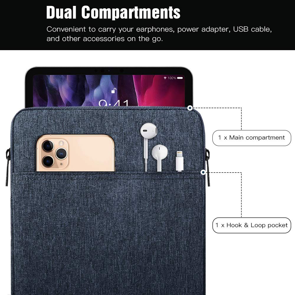 Foto 4 pulgar | Funda Para Tablet Timovo 9-11 Para Ipad 11 Pulgadas A16 2025 Azul - Venta Internacional.