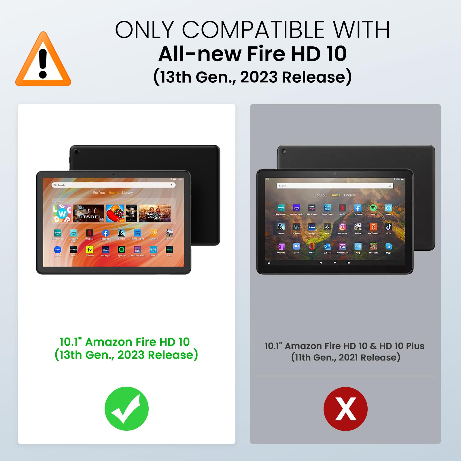 Foto 3 pulgar | Funda Moko Para La Nueva Tableta Amazon Kindle Fire Hd 10 2023 - Venta Internacional.