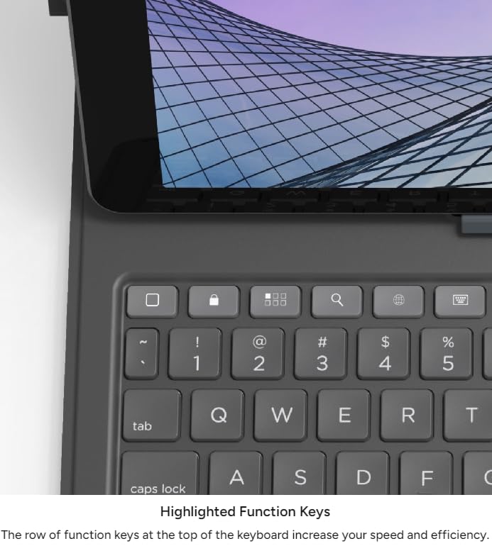 Foto 4 | Teclado Y Funda Para Tableta Zagg Messenger Folio 2 Para Ipad 10.2 - Venta Internacional.