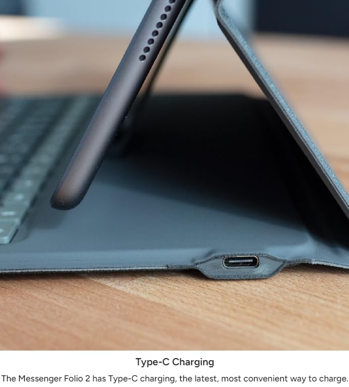 Foto 5 | Teclado Y Funda Para Tableta Zagg Messenger Folio 2 Para Ipad 10.2 - Venta Internacional.