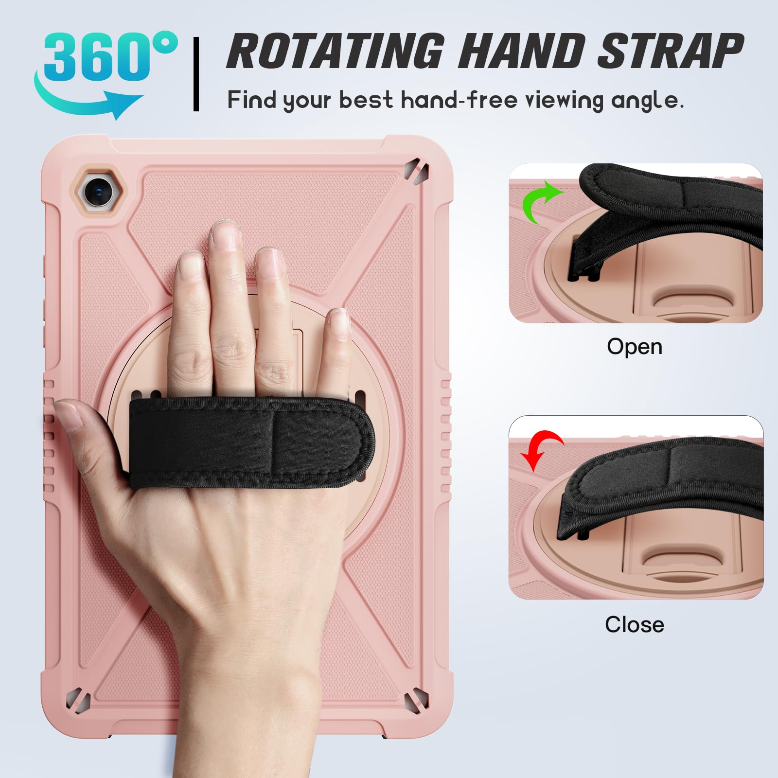 Foto 4 pulgar | Funda Ztotopcases Para Samsung Galaxy Tab A9+ 11'' 2023 Rosa - Venta Internacional.