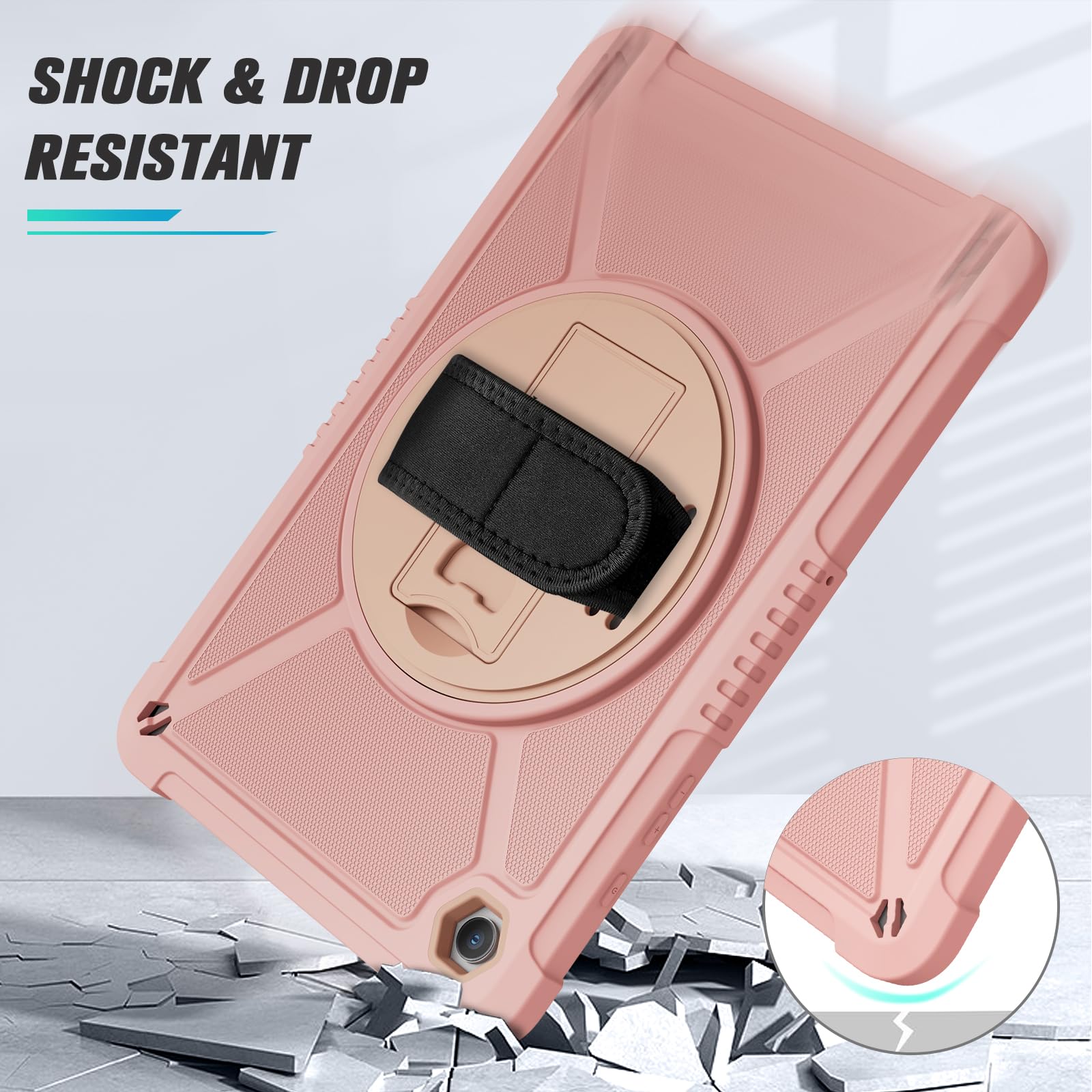 Foto 5 pulgar | Funda Ztotopcases Para Samsung Galaxy Tab A9+ 11'' 2023 Rosa - Venta Internacional.