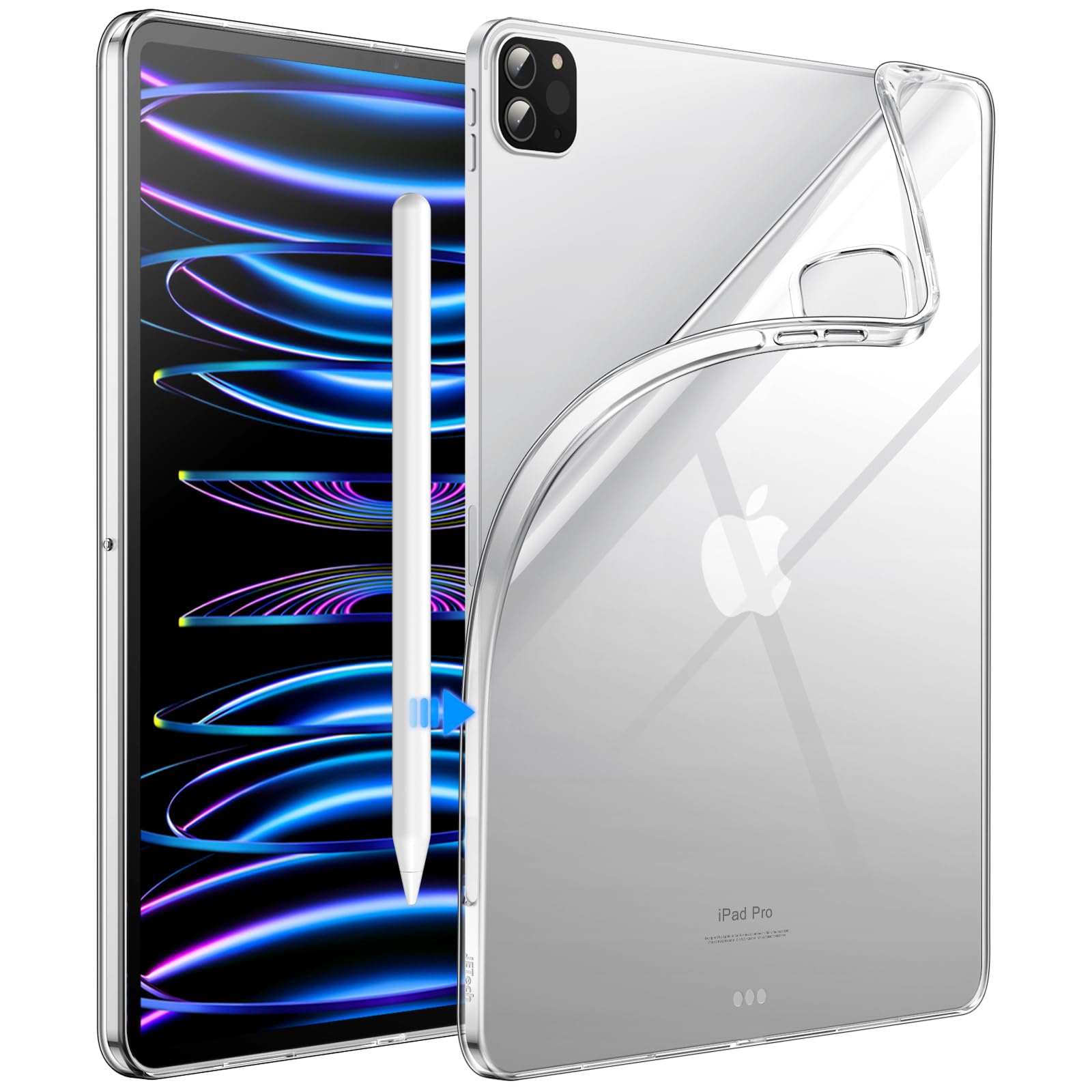 Foto 2 pulgar | Funda Jetech Para Ipad Pro De 11 Pulgadas 2022/2021/2020 Transparente - Venta Internacional.