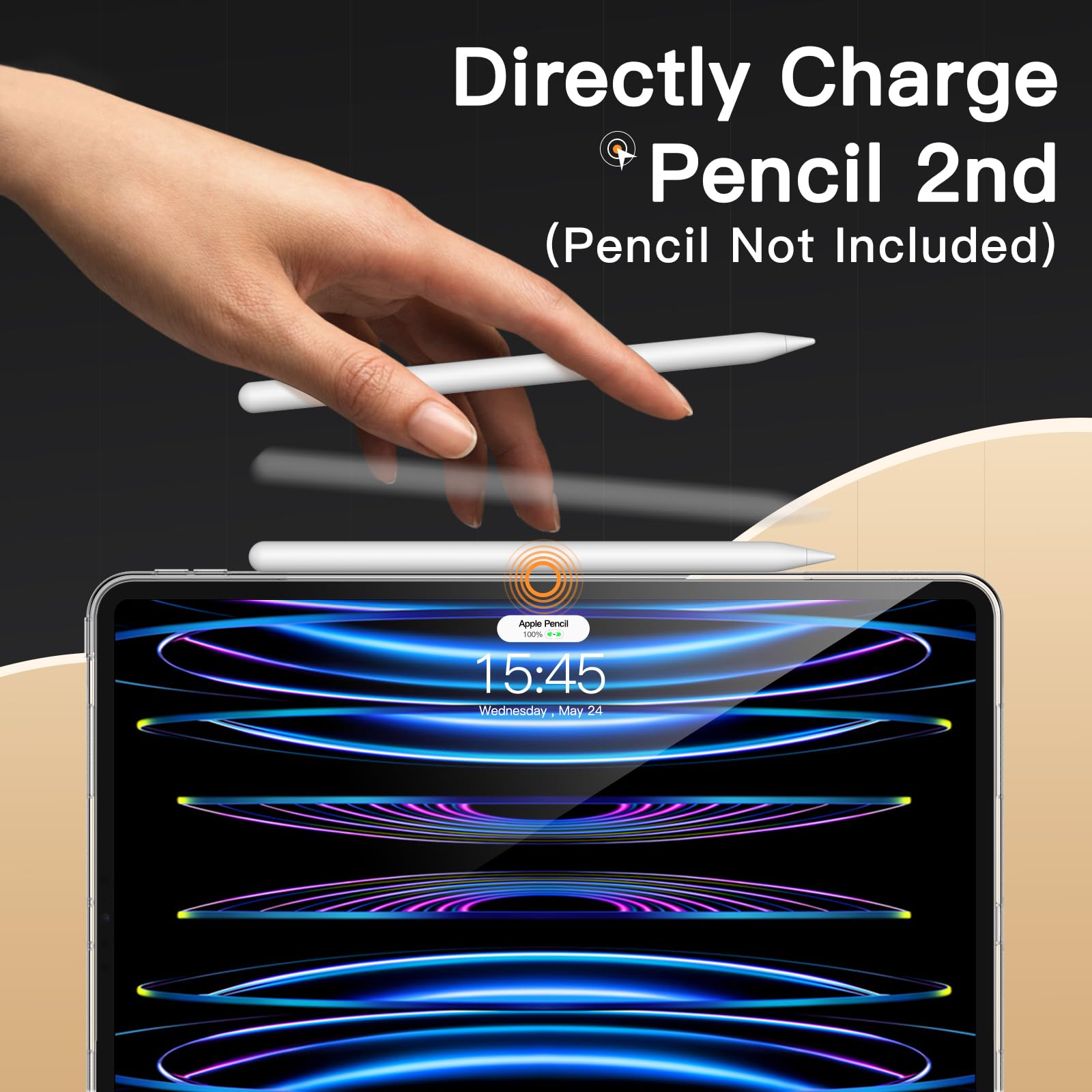 Foto 5 pulgar | Funda Jetech Para Ipad Pro De 11 Pulgadas 2022/2021/2020 Transparente - Venta Internacional.