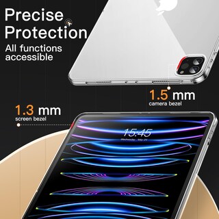 Foto 6 | Funda Jetech Para Ipad Pro De 11 Pulgadas 2022/2021/2020 Transparente - Venta Internacional.