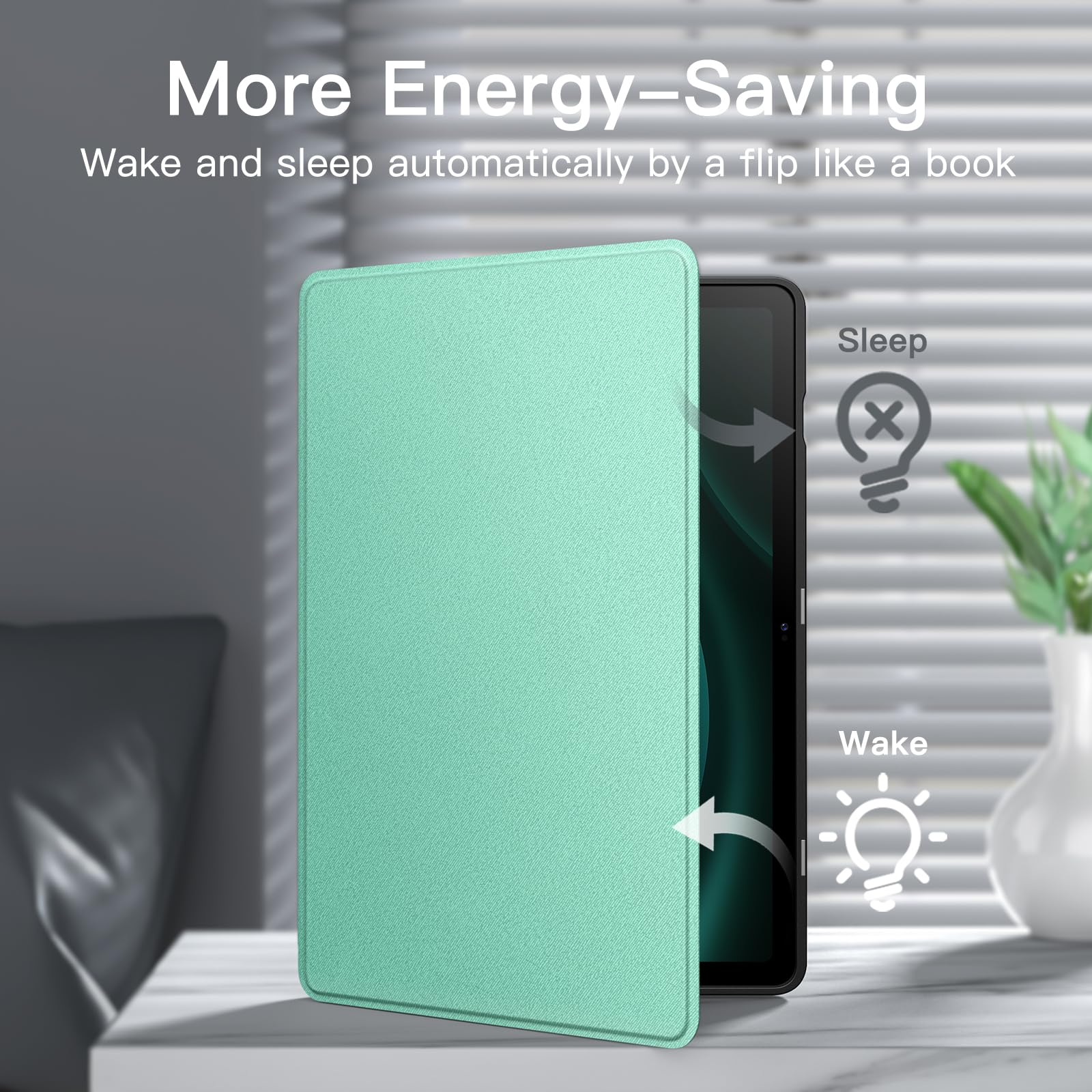 Foto 5 | Funda Jetech Para Samsung Galaxy Tab S10 Fe/s9 Fe 10.9 Pulgadas, Color Verde - Venta Internacional.