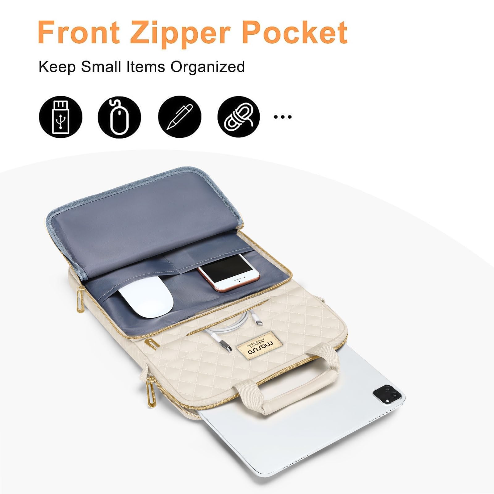 Foto 3 pulgar | Funda Para Tableta Mosiso Para Ipad Pro 12.9 Y Ipad Air 13 Con Teclado - Venta Internacional.