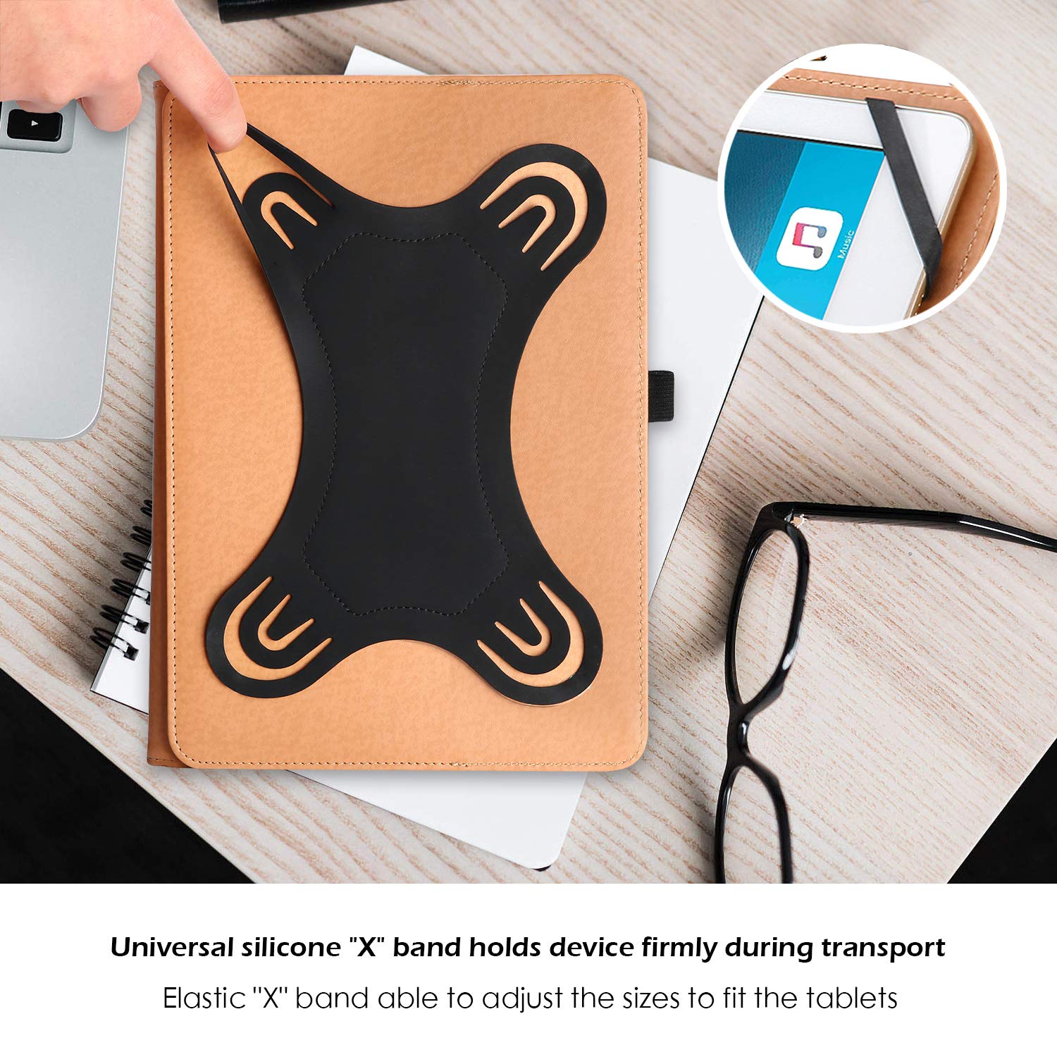 Foto 4 pulgar | Funda Para Tablet Procase Universal 9-10.1'' Android - Negra - Venta Internacional.