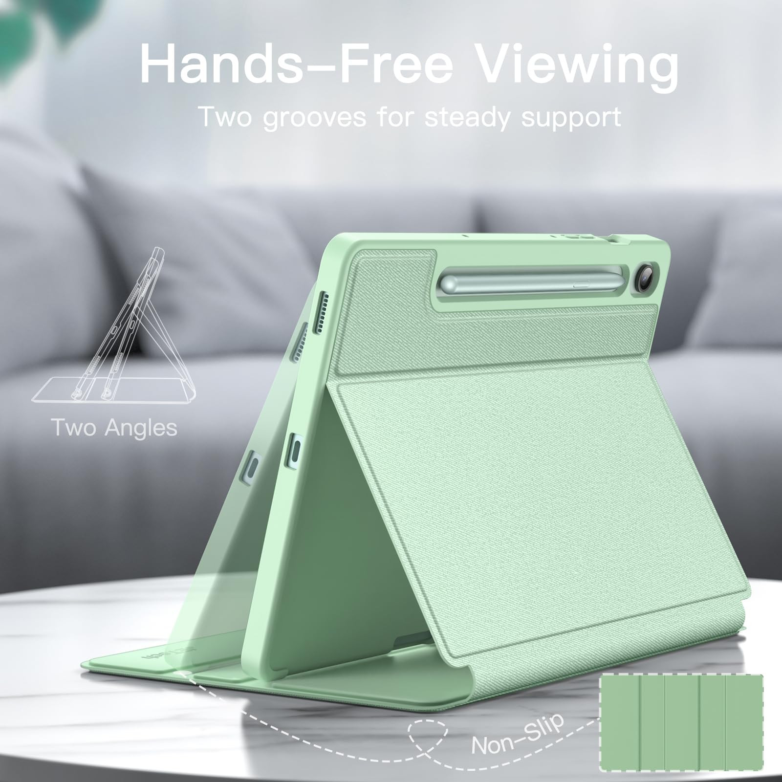 Foto 4 pulgar | Funda Jetech Para Samsung Galaxy Tab S10 Fe/s9 Fe 10.9 - Venta Internacional.
