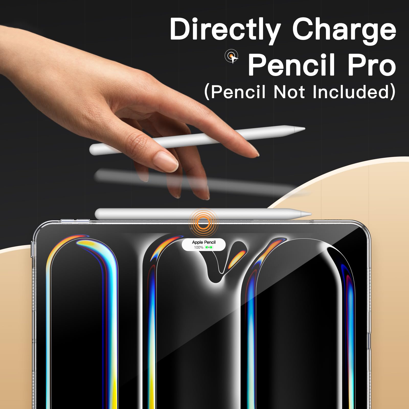 Foto 5 pulgar | Funda Jetech Clear Para Ipad Pro 11 M4 2024 Antiamarilleo - Venta Internacional.