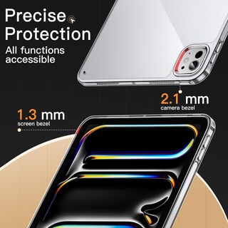 Foto 6 | Funda Jetech Clear Para Ipad Pro 11 M4 2024 Antiamarilleo - Venta Internacional.