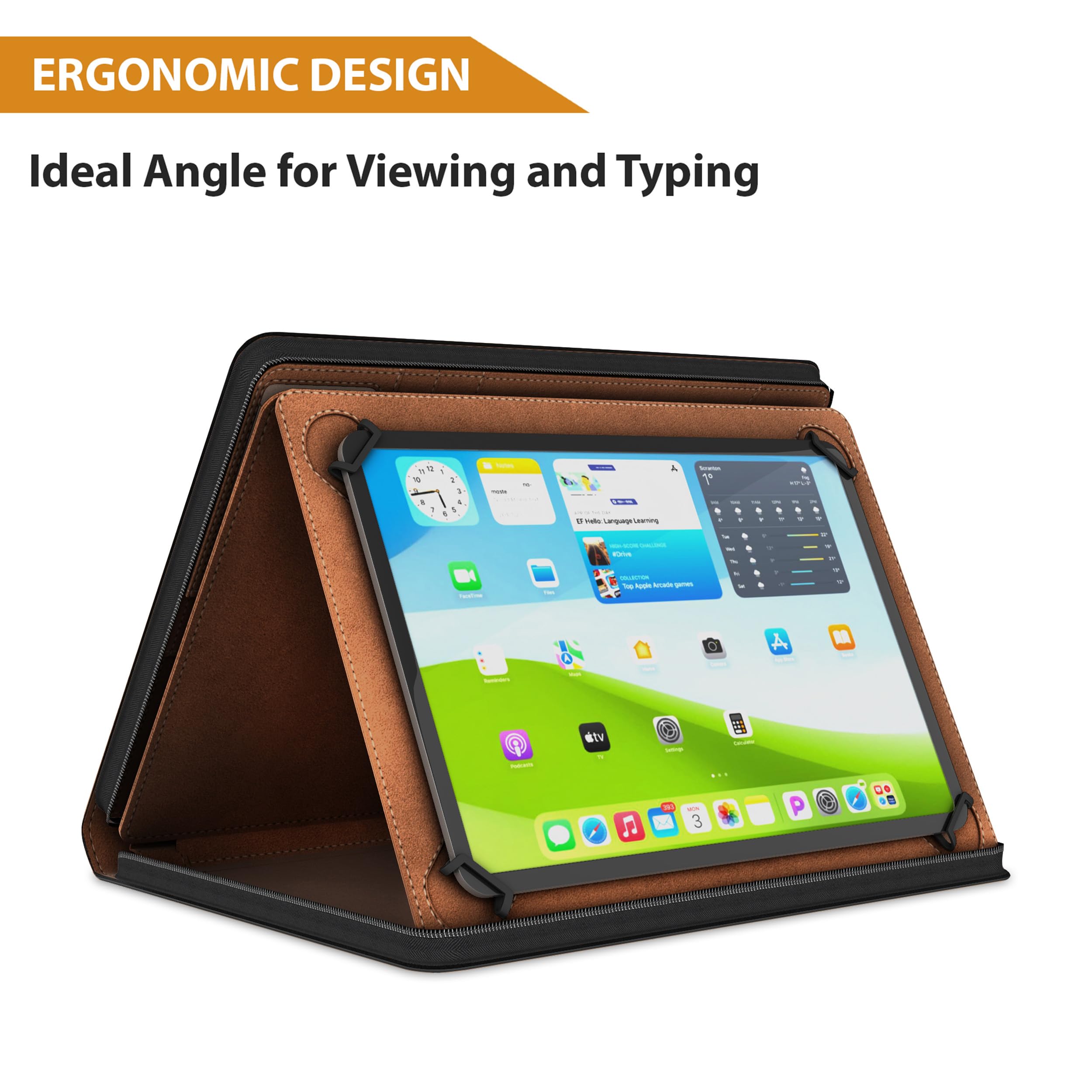 Foto 4 pulgar | Funda Padfolio Khomo Universal Para Tabletas De 8,5 A 11 Pulgadas - Venta Internacional.