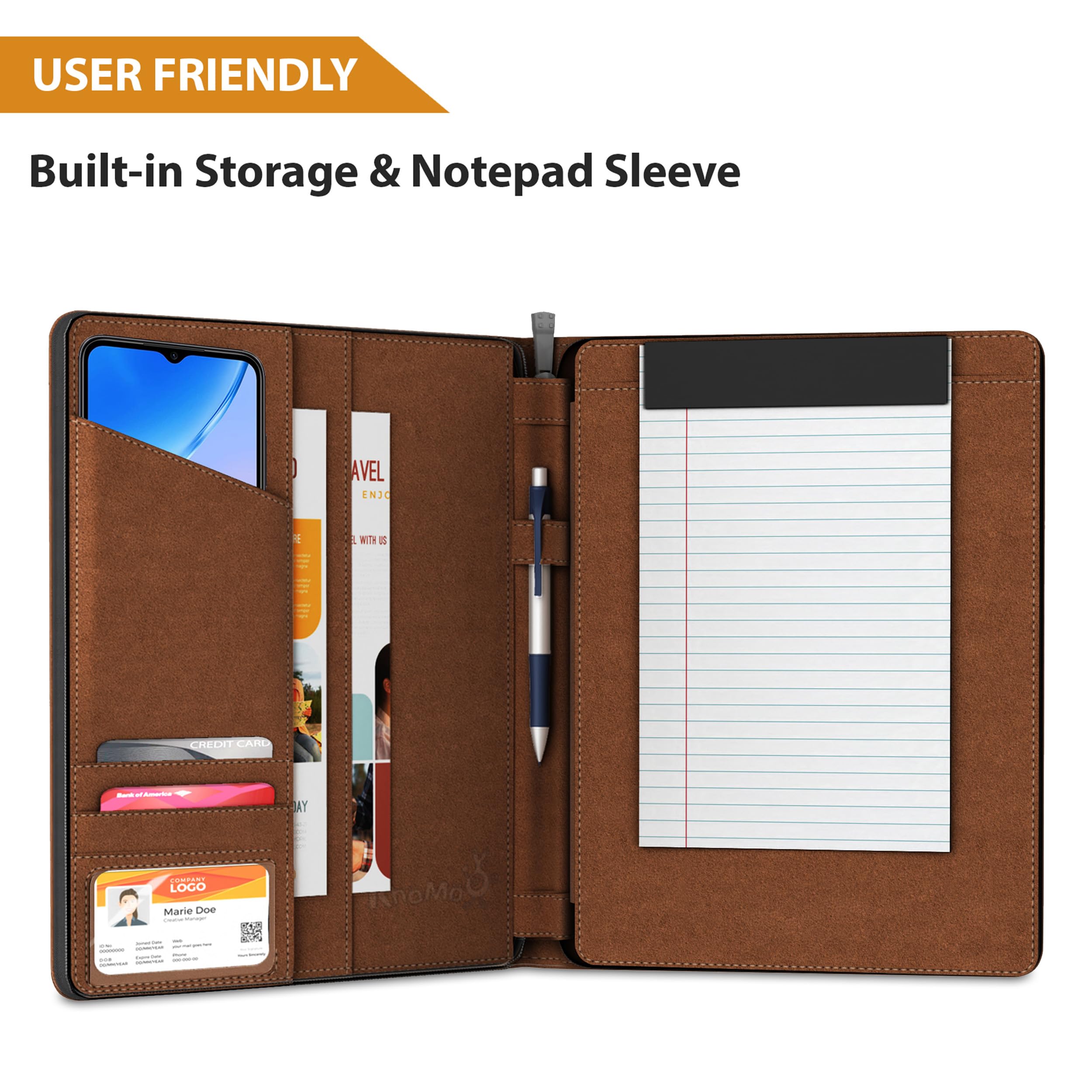 Foto 5 pulgar | Funda Padfolio Khomo Universal Para Tabletas De 8,5 A 11 Pulgadas - Venta Internacional.