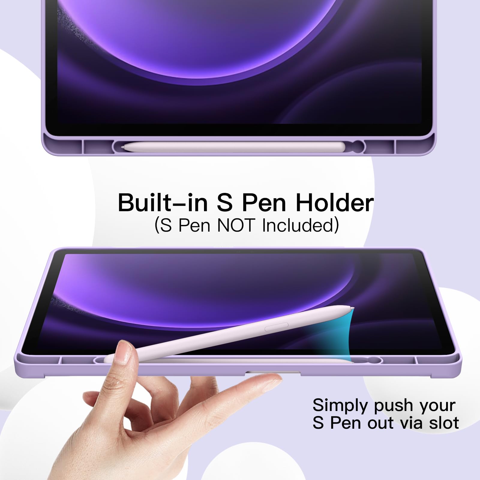 Foto 3 | Funda Jetech Para Samsung Galaxy Tab S10 Fe/s9 Fe 10.9 Pulgadas - Venta Internacional.