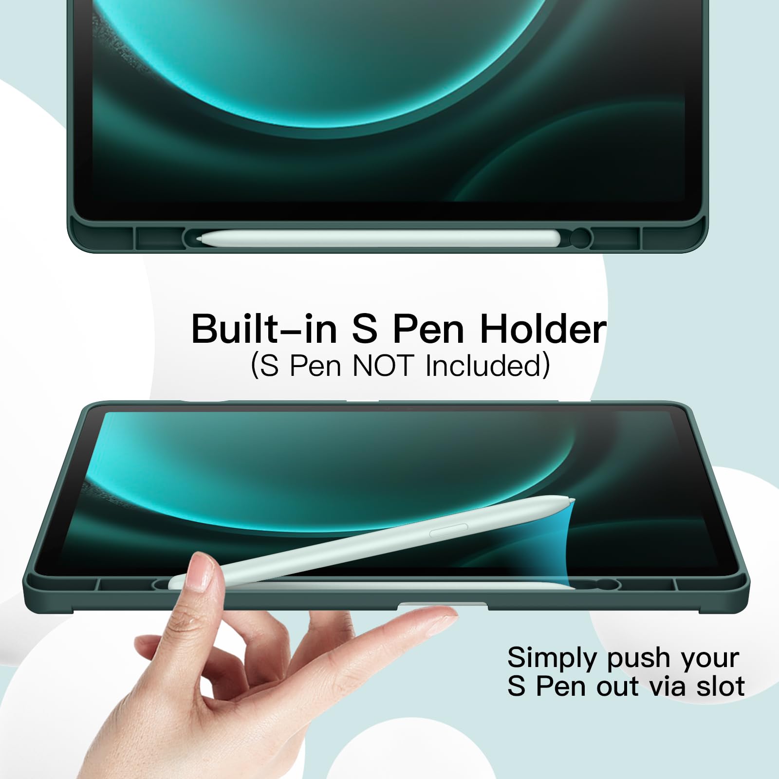 Foto 3 | Funda Jetech Para Samsung Galaxy Tab S10 Fe/s9 Fe 10.9 - Venta Internacional.