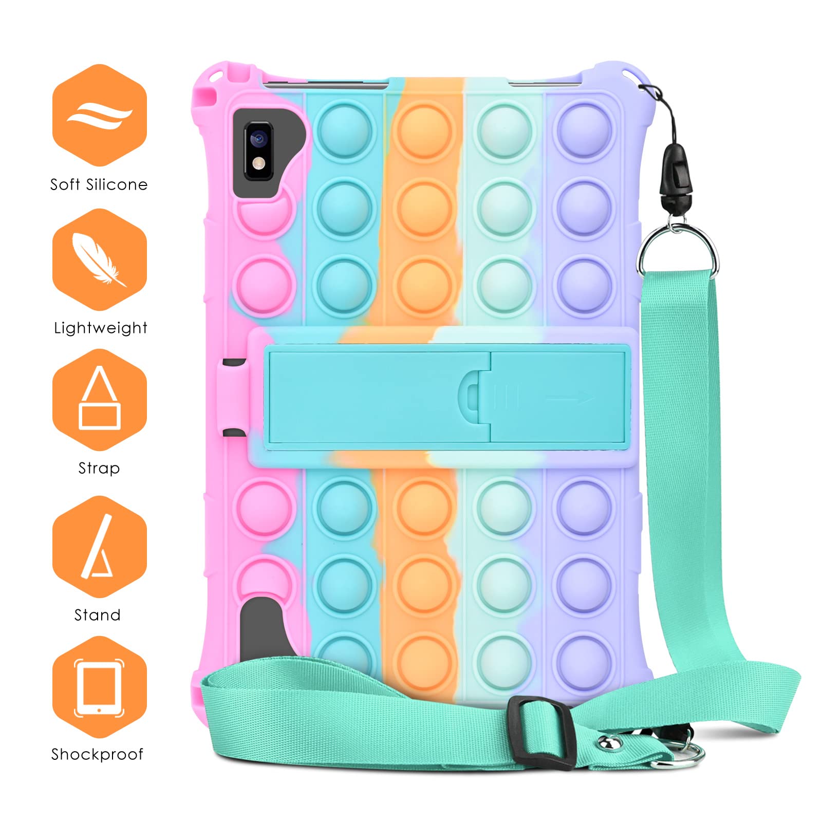 Foto 8 pulgar | Funda De Silicona Detuosi Para Tableta Vastking Kingpad K10 Pro 10.1 - Venta Internacional.