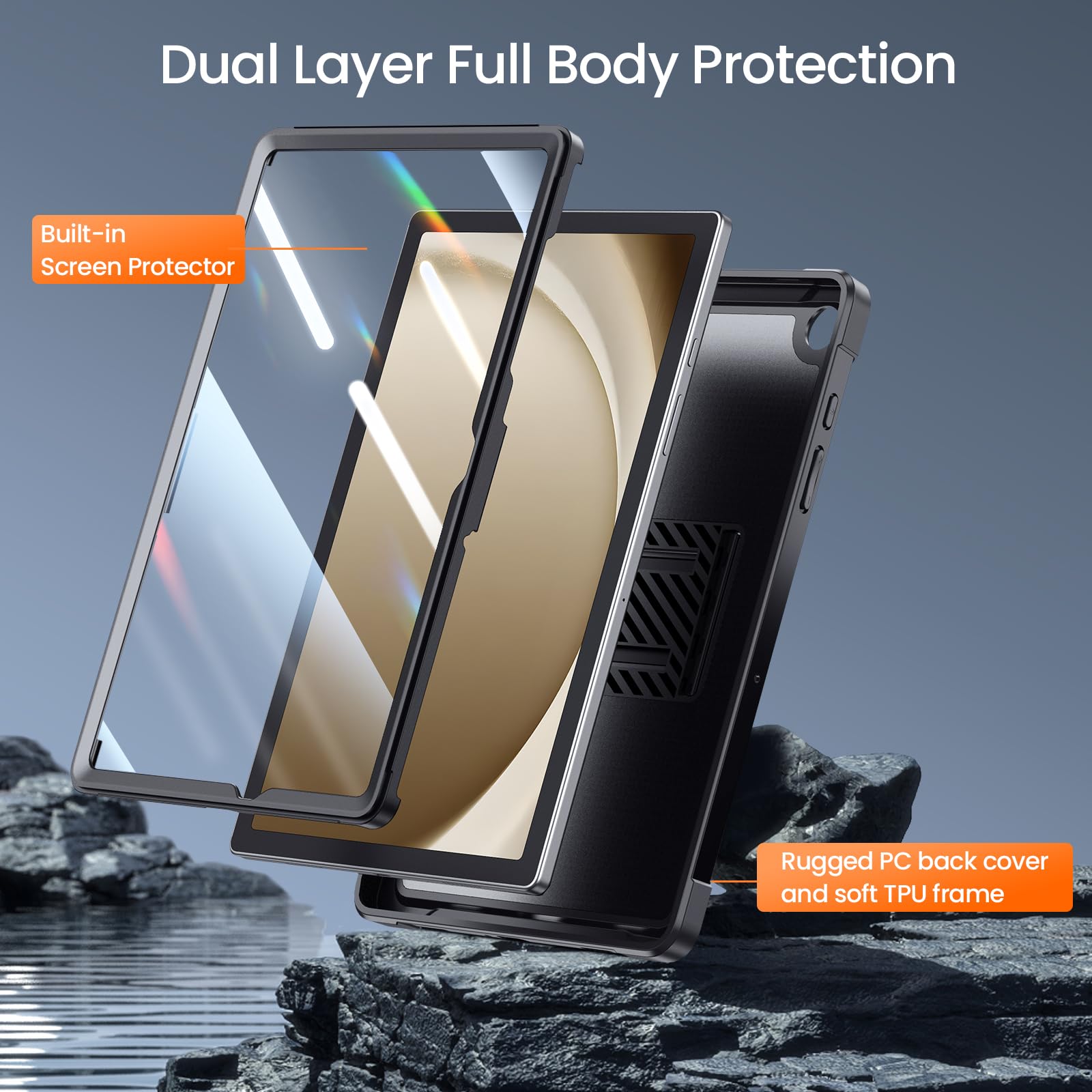 Foto 3 | Funda Ztotopfundas Para Samsung Galaxy Tab A9 Plus 11'' 5g 2023 - Venta Internacional.