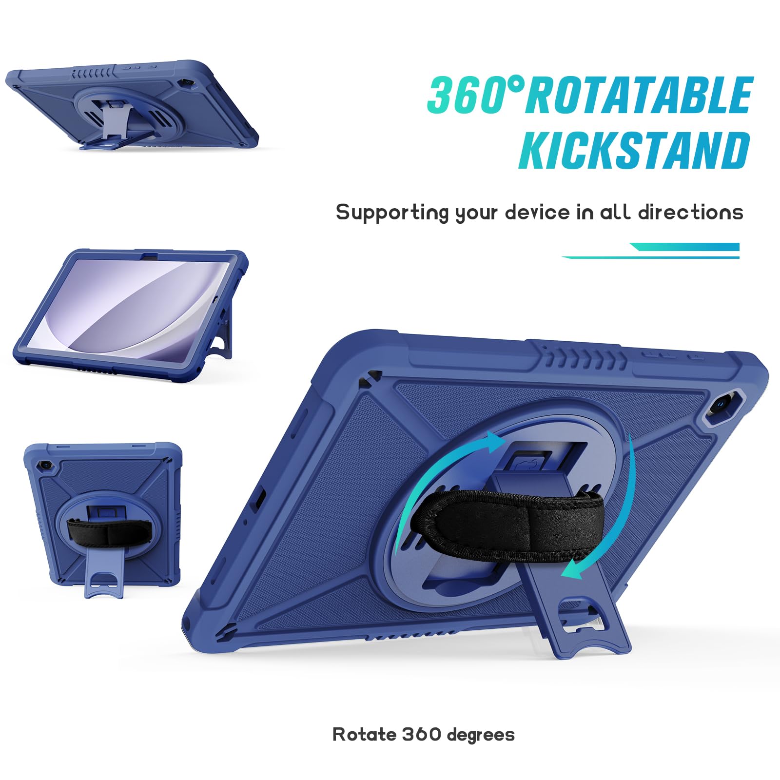 Foto 5 | Funda Ztotopcases Para Samsung Galaxy Tab A9+ 11'' 2023 Azul - Venta Internacional.