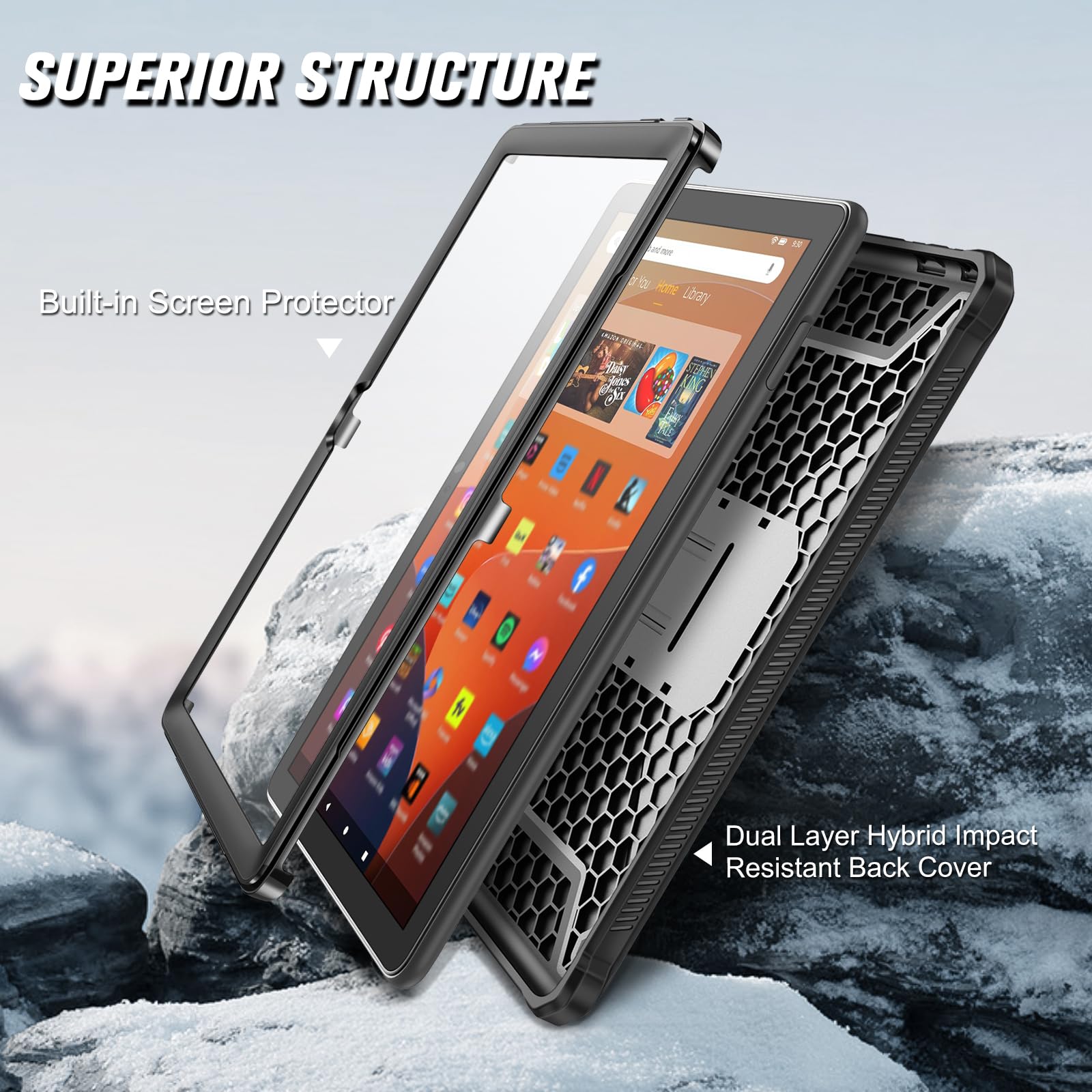 Foto 4 pulgar | Funda Fintie A Prueba De Golpes Para La Nueva Tableta Fire Hd 10 2023 10.1 - Venta Internacional.